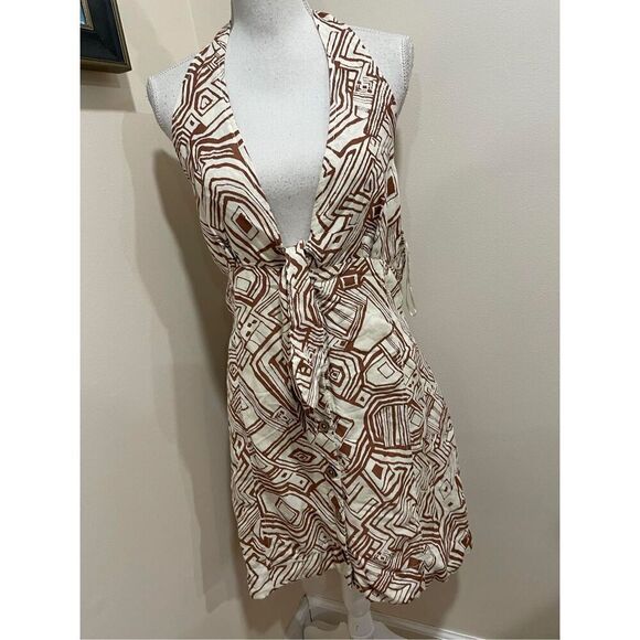 Anthropologie Maeve Halter Slim Mini Dress Size XL - Picture 5 of 10